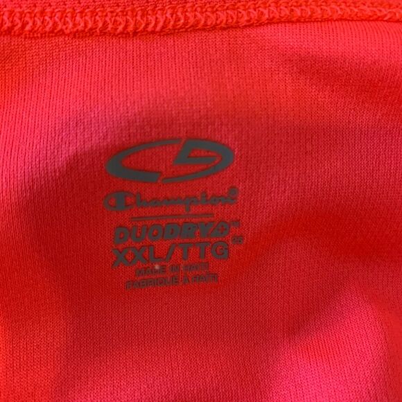 Champion DuoDry Active Wear T-Shirt Neon Short Sleeve Women's Plus Size XXL - Picture 3 of 6